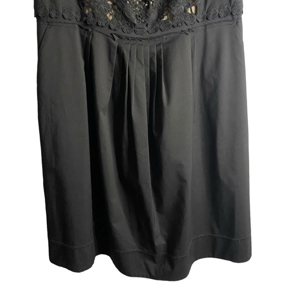 Elie Tahari Women's Black Lace Sleeveless Mini Dress - Picture 3 of 11